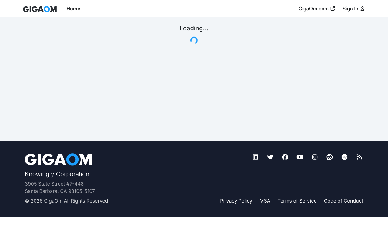 GigaOm article screenshot