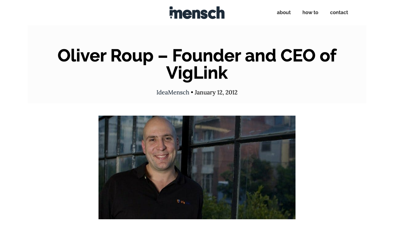 Oliver Roup &ndash; Founder and CEO of VigLink